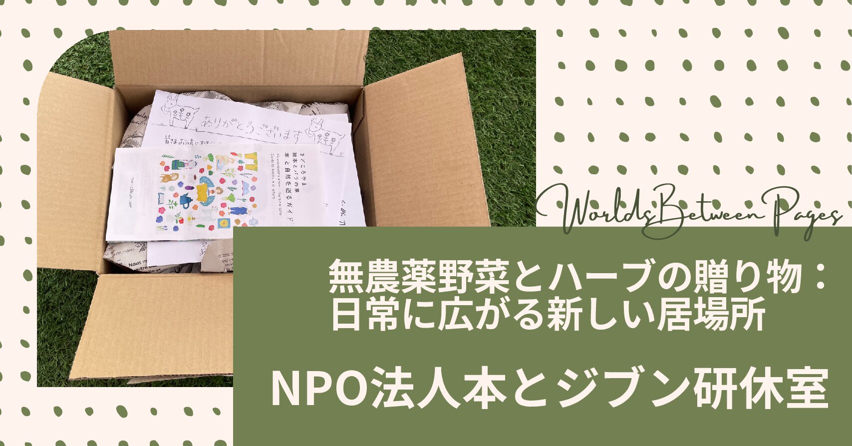 無農薬野菜とハーブの贈り物：日常に広がる新しい居場所『NPO法人本とジブン研休室』